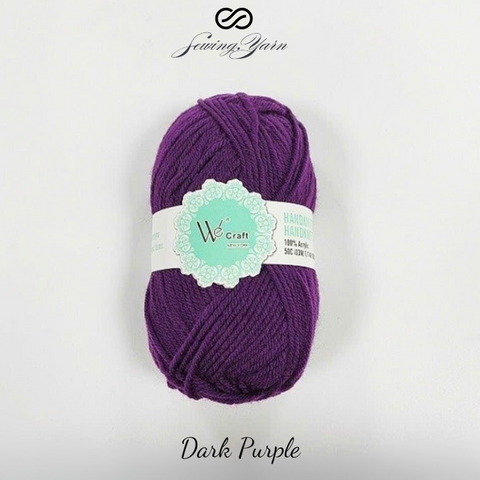 Deep Color Yarn, Wecraft Yarn, 100% Acrylic for Knitting and Crocheting, 1 Pack