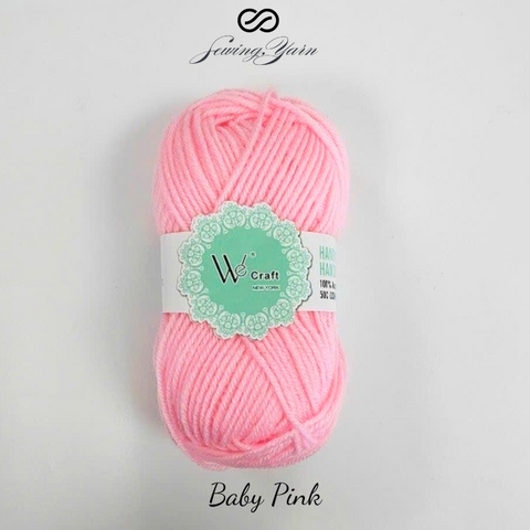 Wecraft Yarn, Bright Color 100% Acrylic for Knitting and Crocheting, 1 Pack