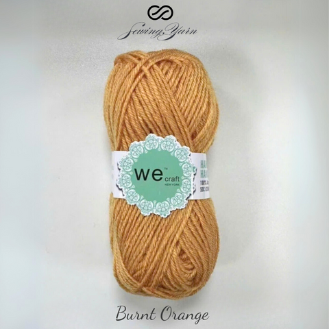 Warm Yellows & Oranges Color Yarn, Wecraft Yarn, 100% Acrylic for Knitting and Crocheting, 1 Pack
