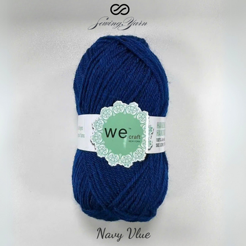 Deep Color Yarn, Wecraft Yarn, 100% Acrylic for Knitting and Crocheting, 1 Pack