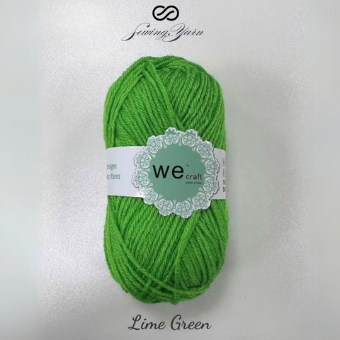 Wecraft Yarn, 100% Acrylic for Knitting and Crocheting - 110m/120 yard - 1 Pack 50g