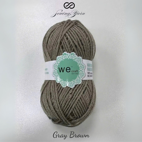 Ivory & Beige Tones Color Yarn, Wecraft Yarn, 100% Acrylic for Knitting and Crocheting, 1 Pack