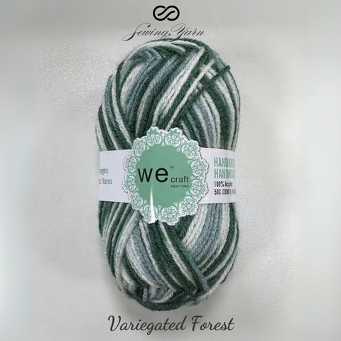 The Sewing Yarn for Knitting, Crocheting, and Crafting, Bulky and Thick, Soft Acrylic and Wool Yarn, Color Grandient (1-Pack)