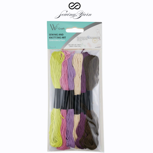 Polyester Cotton Floss 6pcs