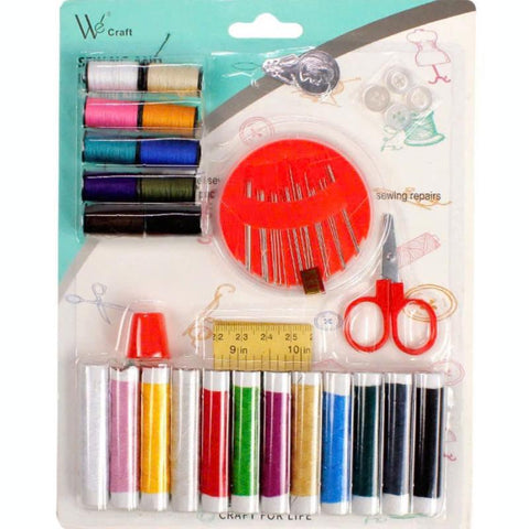 Sewing Kit for Adults, Needle and Thread Kit for Sewing,Professional Sewing Supplies Accessories with Tailor Scissors, Thread,Needles,Thread Snips and More for Travel Home Beginners
