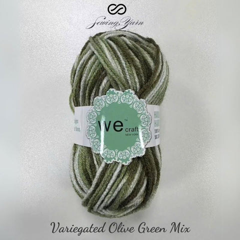 The Sewing Yarn for Knitting, Crocheting, and Crafting, Bulky and Thick, Soft Acrylic and Wool Yarn, Color Grandient (1-Pack)