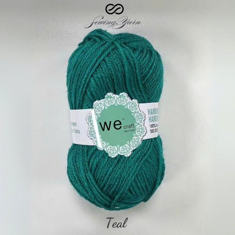 Wecraft Yarn, 100% Acrylic for Knitting and Crocheting - 110m/120 yard - 1 Pack 50g