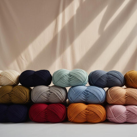 Wecraft Yarn, 100% Acrylic for Knitting and Crocheting - 110m/120 yard - 1 Pack 50g