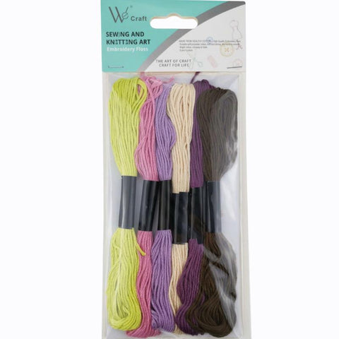 Polyester Cotton Floss 6pcs
