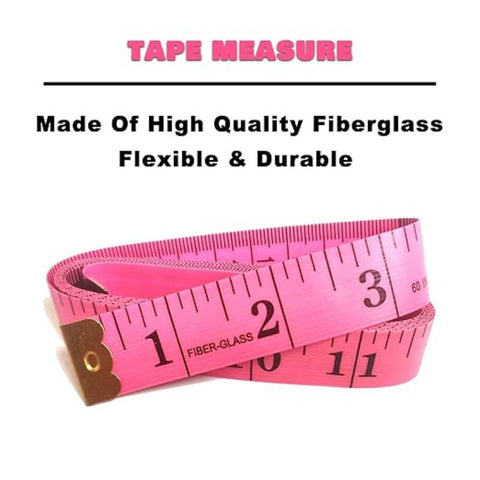 120 Inches/300cm Soft Tape Measure, Pocket Measuring Tape for Sewing Tailor Cloth Body Measurement, Yellow 1-Pack