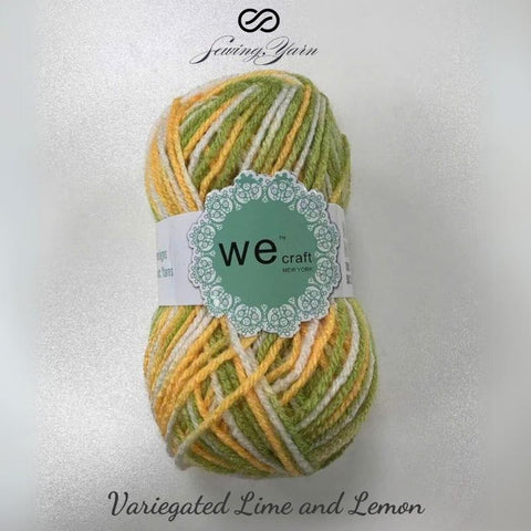 The Sewing Yarn for Knitting, Crocheting, and Crafting, Bulky and Thick, Soft Acrylic and Wool Yarn, Color Grandient (1-Pack)