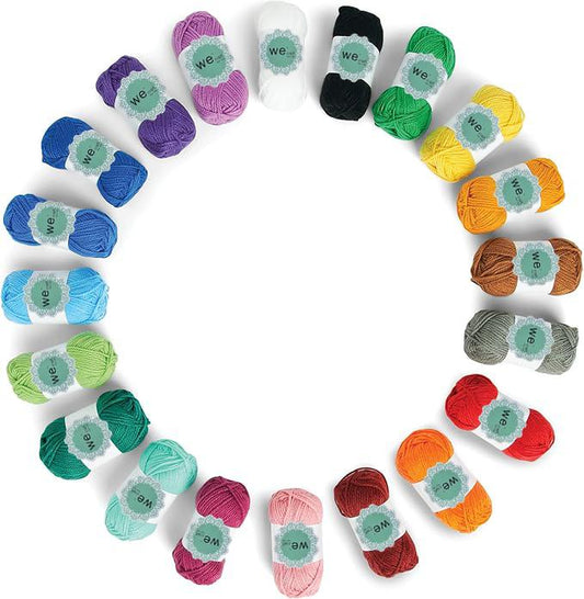Wecraft Yarn, 100% Acrylic for Knitting and Crocheting - 110m/120 yard - 1 Pack 50g