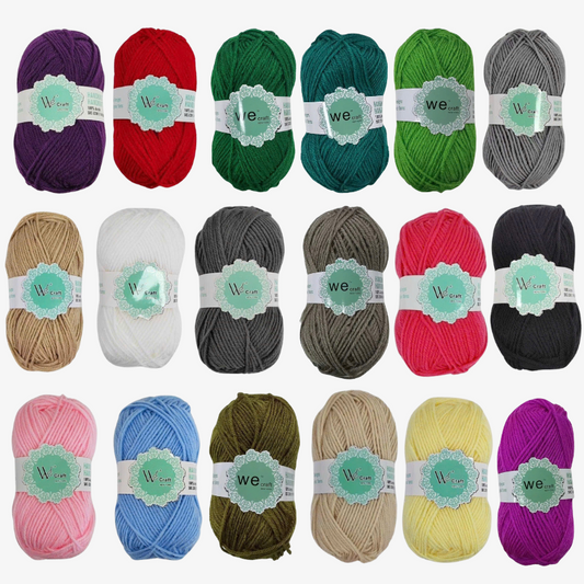The Sewing Yarn - Medium Yarn for Crocheting & Knitting – 120 Yards of Acrylic,Metallic Polyester Yarn for Crocheting Blankets, Hats, etc – Craft Supplies for Handcrafting Accessories , 1 Pack