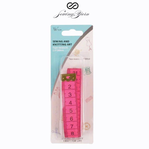 120 Inches/300cm Soft Tape Measure, Pocket Measuring Tape for Sewing Tailor Cloth Body Measurement, Yellow 1-Pack