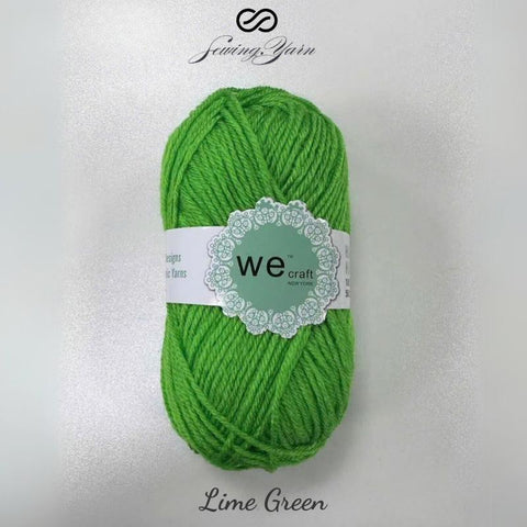 Wecraft Yarn, Bright Color 100% Acrylic for Knitting and Crocheting, 1 Pack