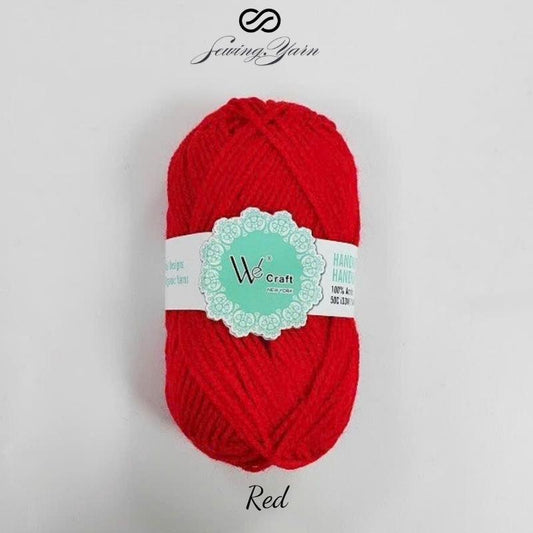 Reds & Hot Pinks Color Yarn, Wecraft Yarn, 100% Acrylic for Knitting and Crocheting, 1 Pack
