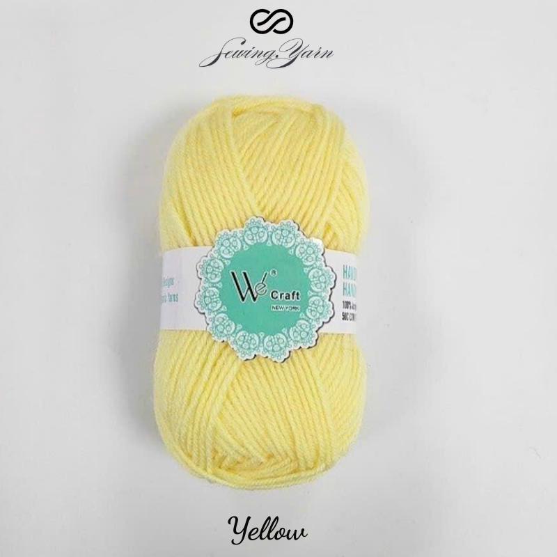 Wecraft Yarn, Bright Color 100% Acrylic for Knitting and Crocheting, 1 Pack