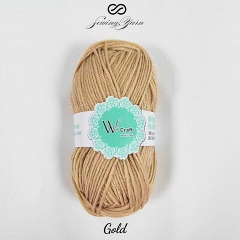 Wecraft Yarn, 100% Acrylic for Knitting and Crocheting - 110m/120 yard - 1 Pack 50g