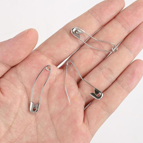 20 Pcs Curved Safety Pins - size 38mm