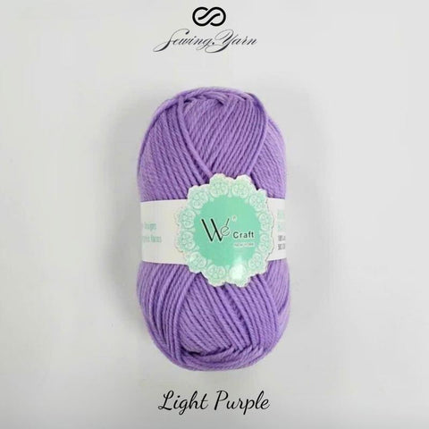 Wecraft Yarn, 100% Acrylic for Knitting and Crocheting - 110m/120 yard - 1 Pack 50g
